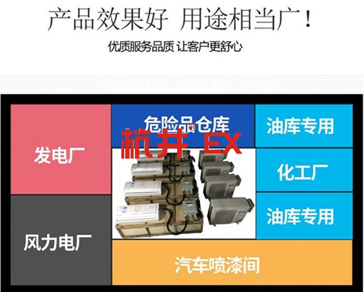 化工廠化學實驗室用空調(diào)-吊頂全新風防爆空調(diào)